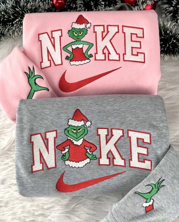 Grinch Christmas Couple Sweatshirt