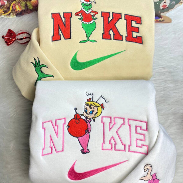 Grinch Christmas Couple Sweatshirt