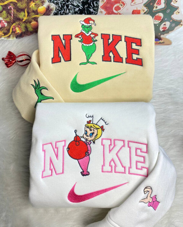 Grinch Christmas Couple Sweatshirt