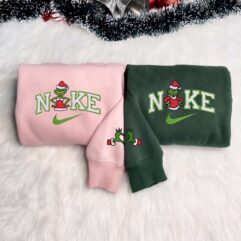 Grinch Christmas Couple Sweatshirt Grinch Christmas Couple Sweatshirt