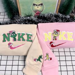 Grinch Christmas Couple Sweatshirt Grinch Christmas Couple Sweatshirt