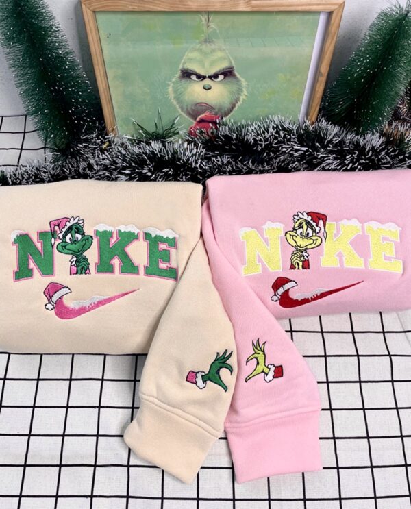 Grinch Christmas Couple Sweatshirt