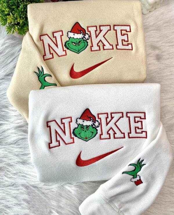Grinch Christmas Couple Sweatshirt