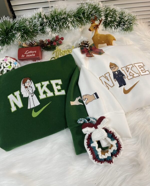 Carl And Ellie Up Movie Couple Embroidered Ver4 Sweatshirt