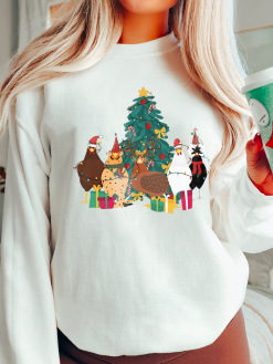 Chicken Farm Animals Ver3 Christmas Sweatshirt