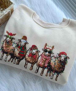 Sheep Lover Animals Holiday Christmas Sweatshirt