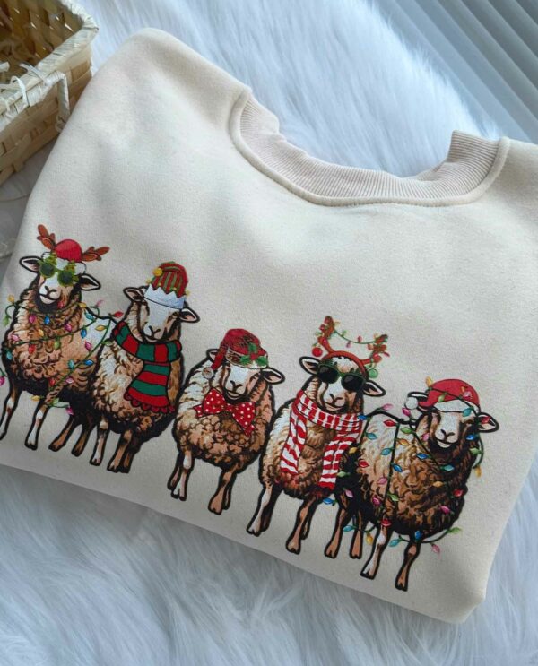 Sheep Lover Animals Holiday Christmas Sweatshirt
