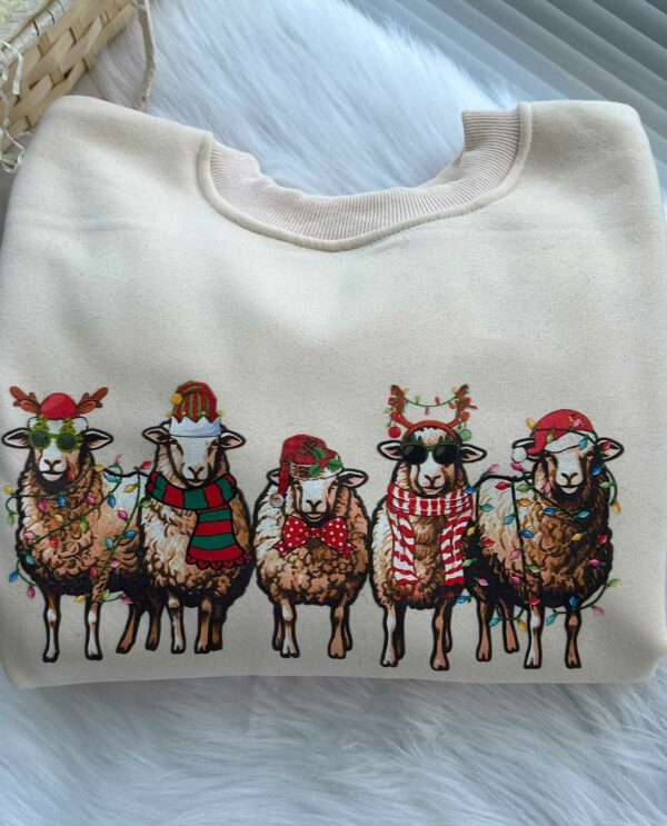 Sheep Lover Animals Holiday Christmas Sweatshirt