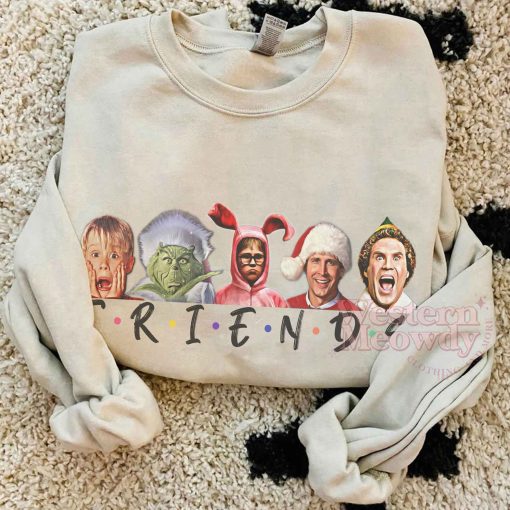 Friends Christmas Movie Characters ver3 Sweatshirt