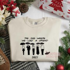 Friends Christmas Movie RIP Matthew Perry Sweatshirt Friends Christmas Movie RIP Matthew Perry Sweatshirt