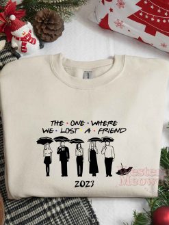 Friends Christmas Movie RIP Matthew Perry Sweatshirt