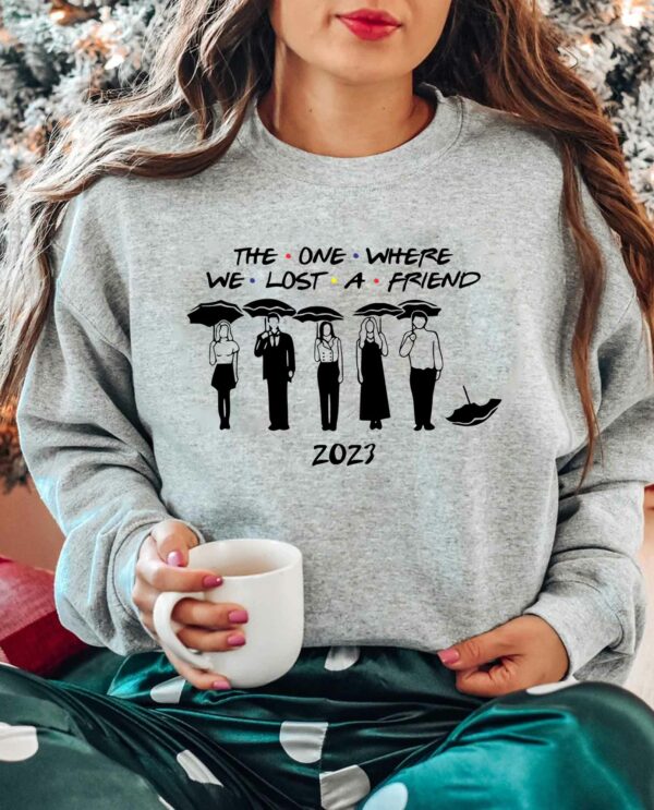 Friends Christmas Movie RIP Matthew Perry Sweatshirt