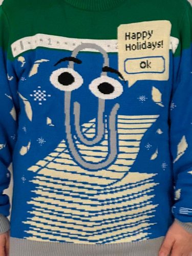 Clippy Ugly All Over 3D Print Ugly Sweatshirt photo review