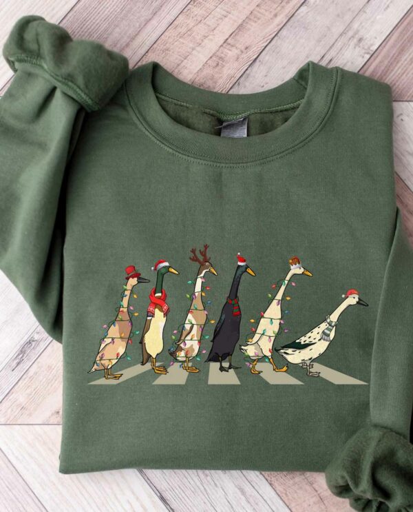 Christmas Santa Duck Christmas Sweatshirt