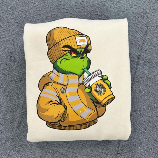 Hogwarts Harry Potter Grinch Coffee Sweatshirt