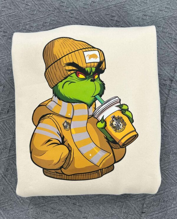 Hogwarts Harry Potter Grinch Coffee Sweatshirt