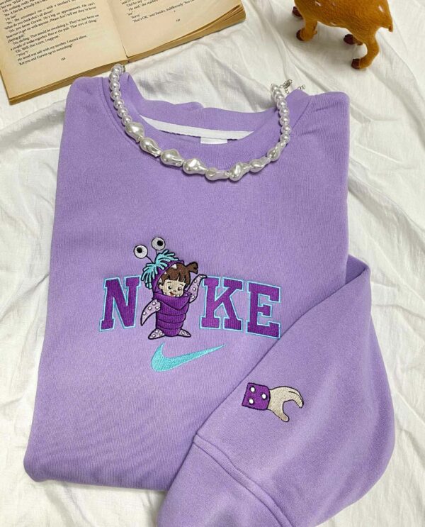 Sully and Boo Couple cute Embroidered Sweatshirt Ver2