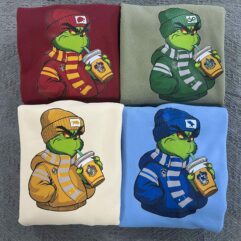 Hogwarts Harry Potter Grinch Coffee Sweatshirt