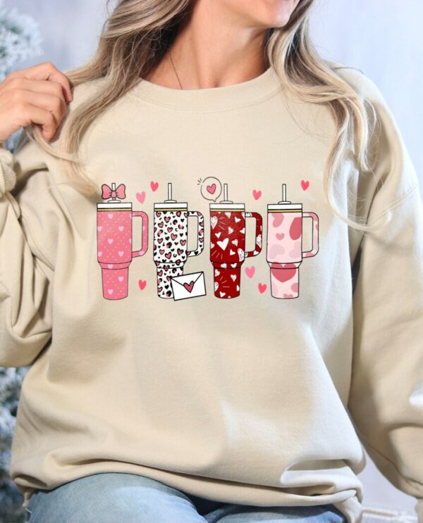 Valentine Stanley Cups Sweatshirt