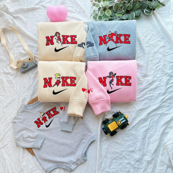 incredible – Mr. Incredible and Elastigirl Couple cute Embroidered