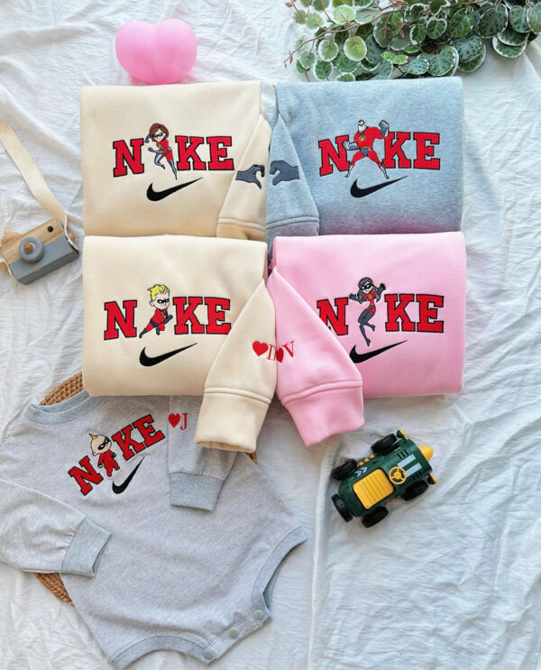 incredible – Mr. Incredible and Elastigirl Couple cute Embroidered