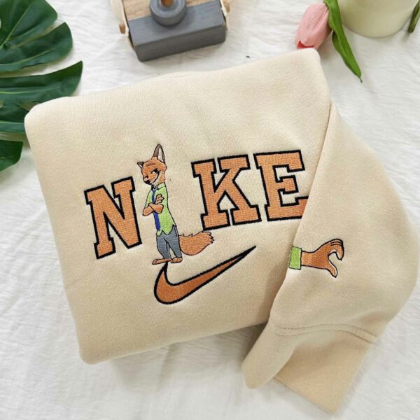 Judy Hopps And Nick Wilde Ver2 Couple Embroidered Sweatshirt