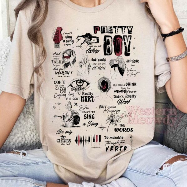 TV Girl Pretty Boy Lyric Shirt