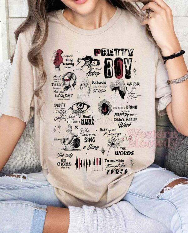 TV Girl Pretty Boy Lyric Shirt