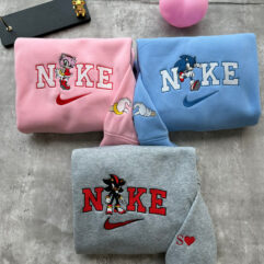 Sonic, Amy and Shadow Couple Embroidered Sonic, Amy and Shadow Couple Embroidered