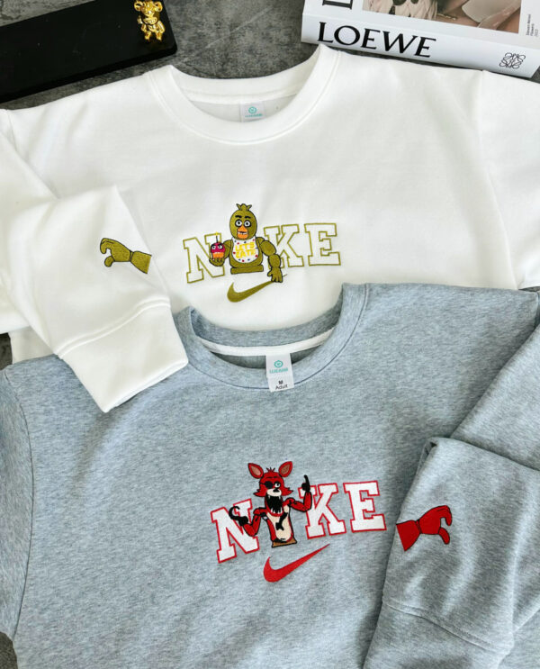 Five Night at Freddy’s – Foxy and Chica Couple Embroidered