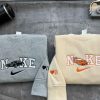 Inside Out Sad and Happy couple Embroidered Sweatshirt