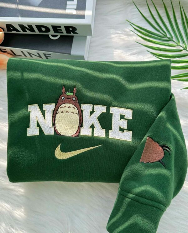 Totoro and Mei Couple Embroidered