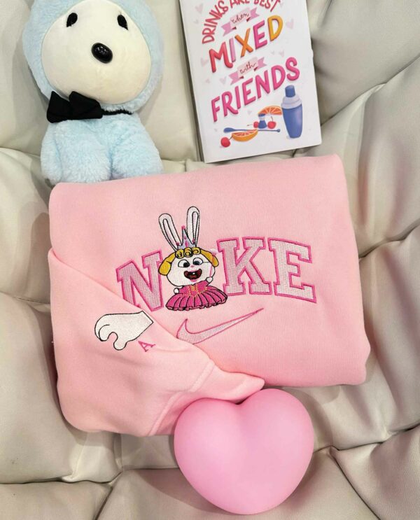 Snowball Bunny Couple Embroidered