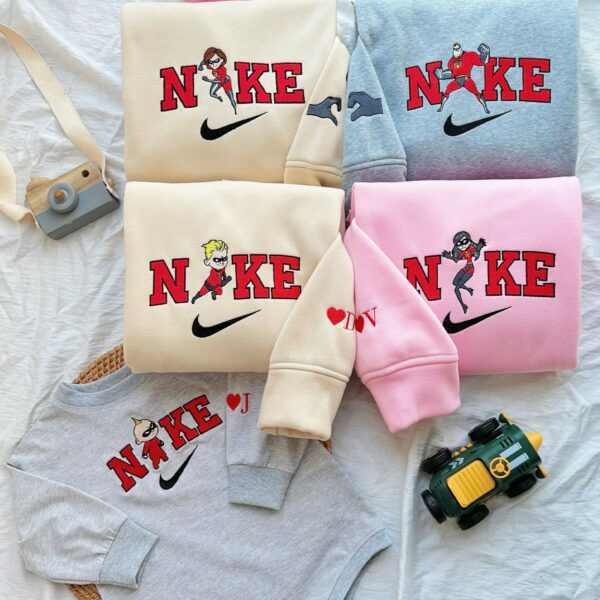 incredible – Mr. Incredible and Elastigirl Couple cute Embroidered