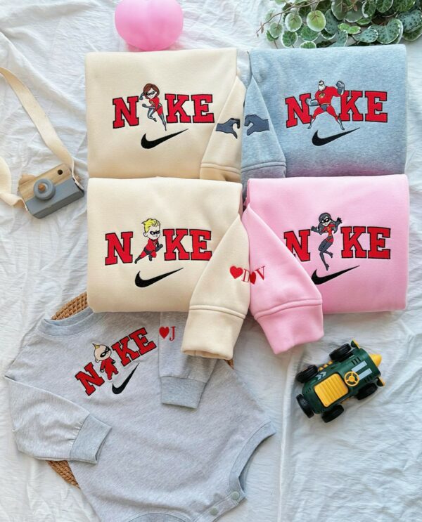 incredible – Mr. Incredible and Elastigirl Couple cute Embroidered