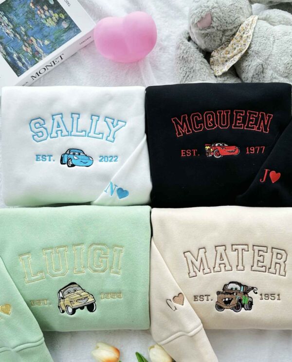 McQueen Mater Sally Ver4 Cars Sweatshirt