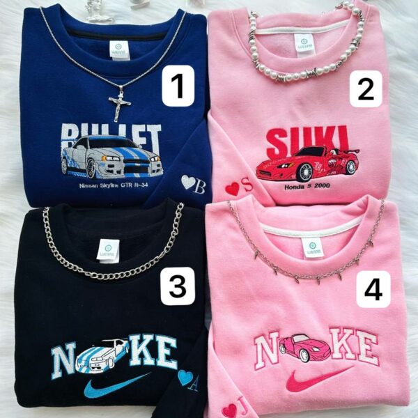 Suki and Bullet Couple Sweatshirt