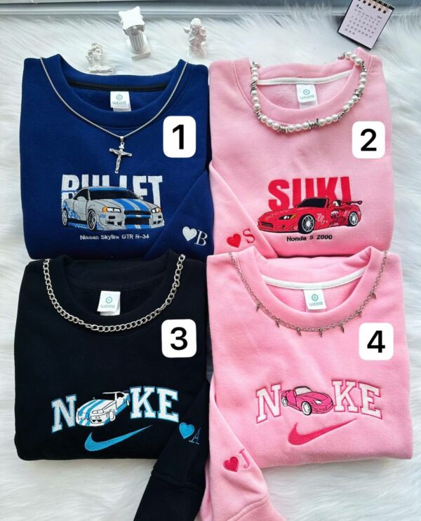 Suki and Bullet Couple Sweatshirt