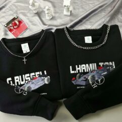 Russell & Hamilton Formula 1 Mercedes Embroidered Sweatshirt