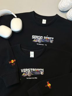 Sergio Pérez & Verstappen Redbull Racing Embroidered Sweatshirt