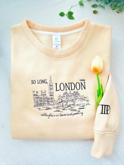 TS – So Long, London Embroidered Sweatshirt
