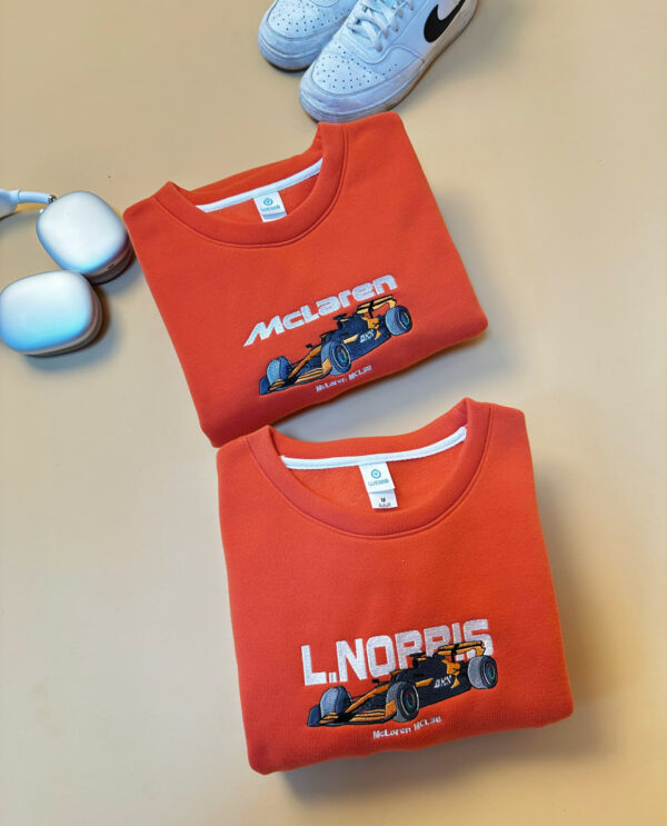 L.Norris & McLaren Embroidered Sweatshirt
