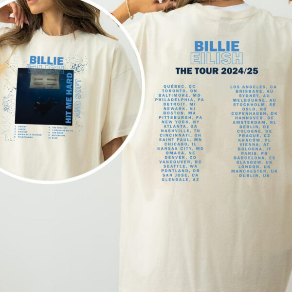 Billie Eilish’s Tour – Hit Me Hard And Soft Sweatshirt ver 2