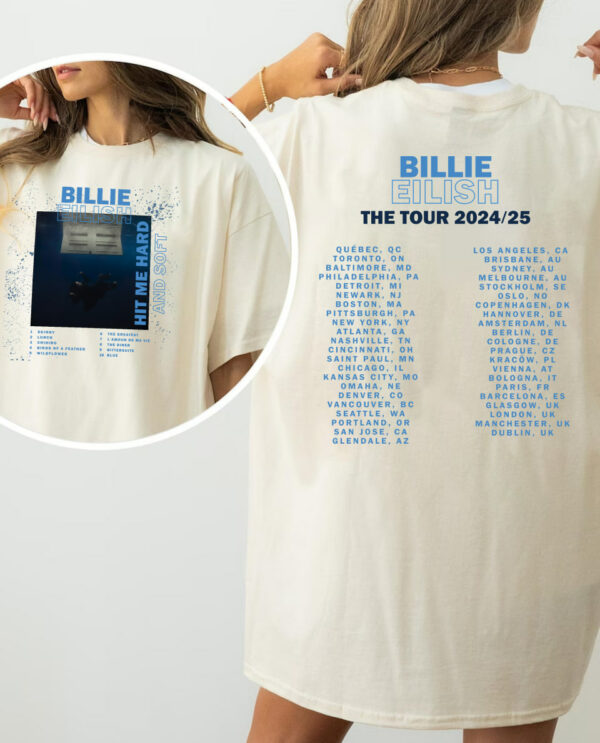 Billie Eilish’s Tour – Hit Me Hard And Soft Sweatshirt ver 2