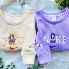 Naruto & Hinata Embroidered Sweatshirt