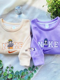 Naruto & Hinata Embroidered Sweatshirt