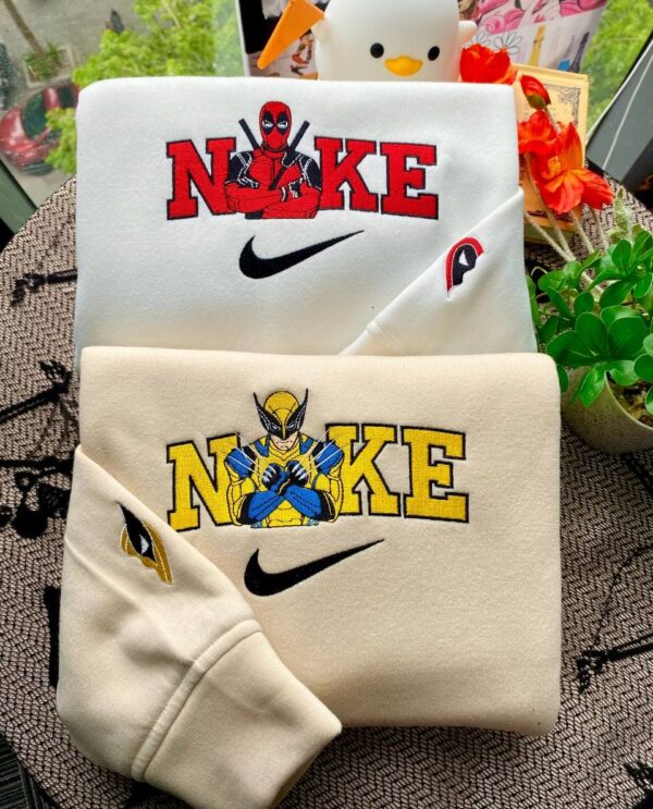 Dealpool and Wolverine Embroidery