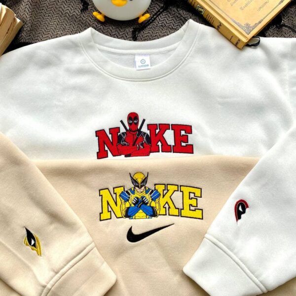 Dealpool and Wolverine Embroidery