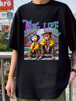 Thug Life Coraline Halloween Shirt