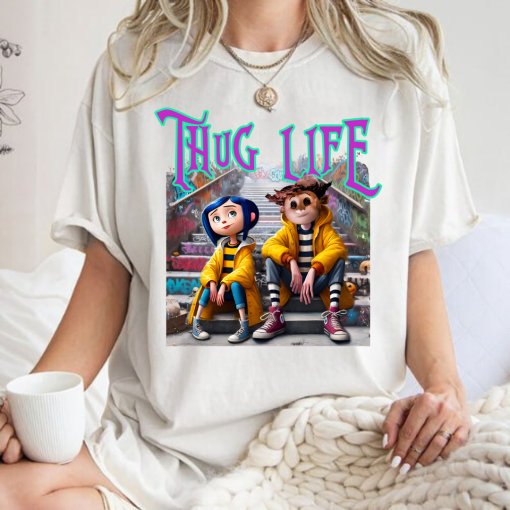 Thug Life Coraline Halloween Shirt